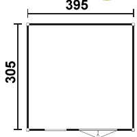 Půdorys domku Superior 3210